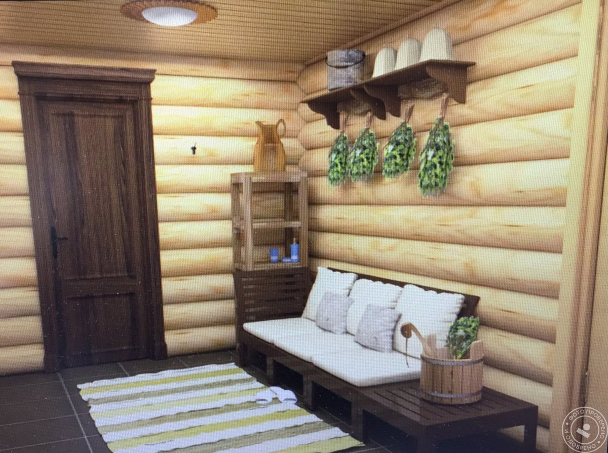 Интерьер бани