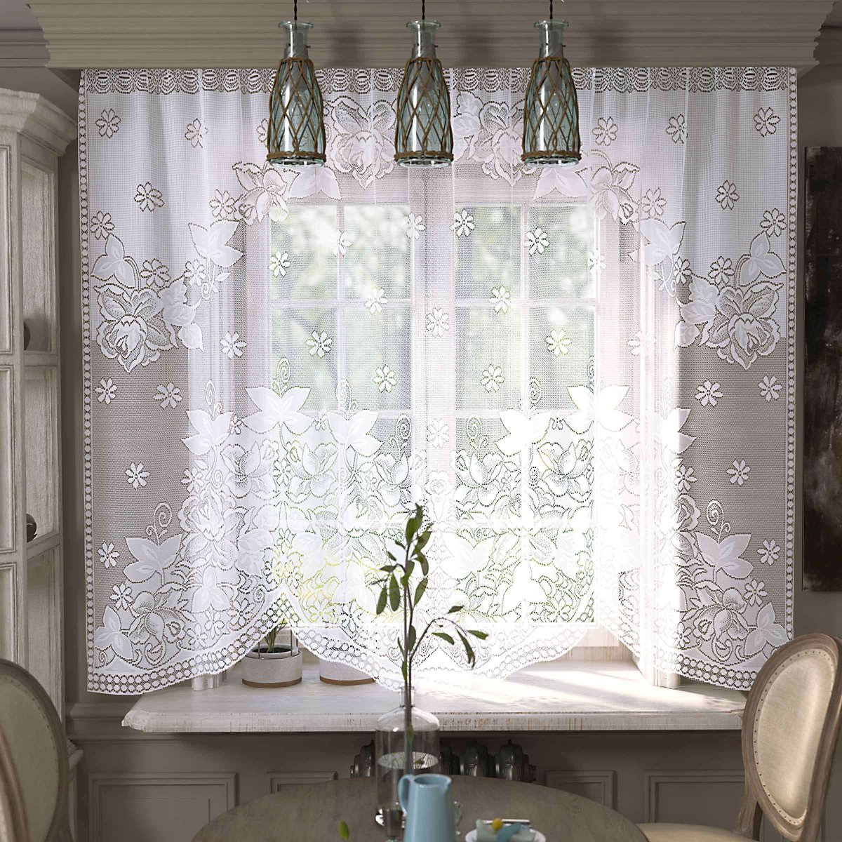 Кухонные шторы для хрущевки