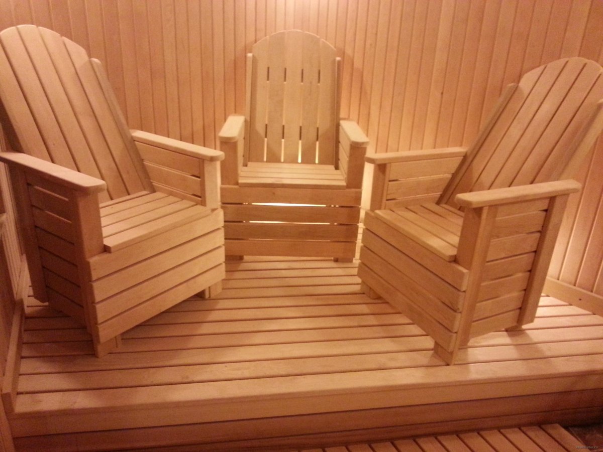 Отделка предбанника доской