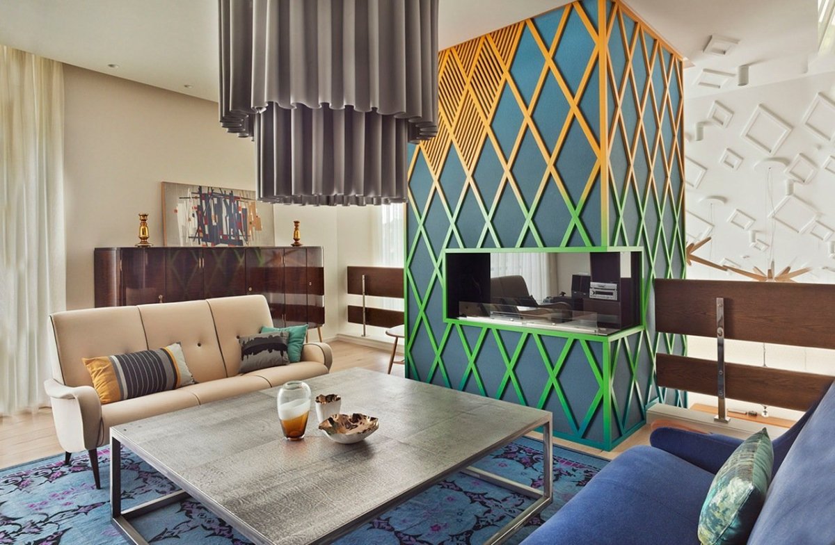 Постмодерн стиль в интерьере