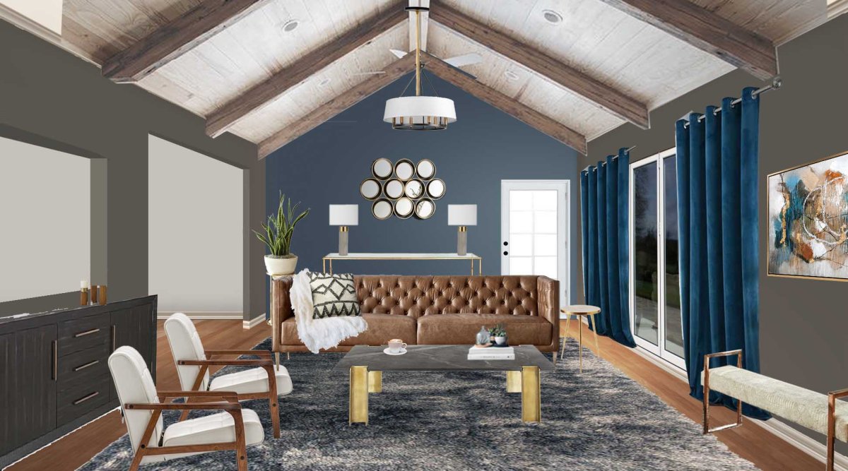 Визуализация интерьера коллаж