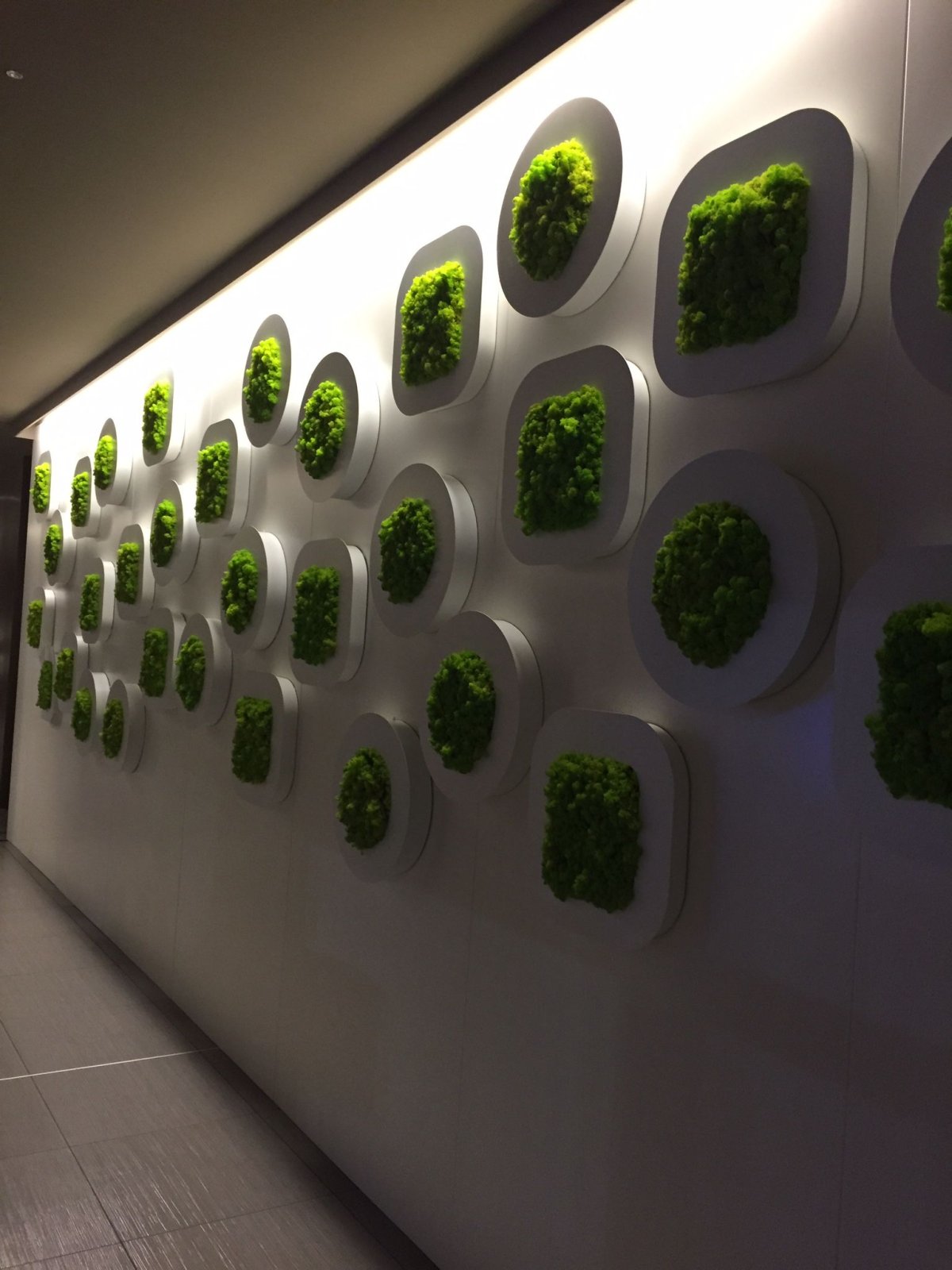 Декор из искусственной зелени