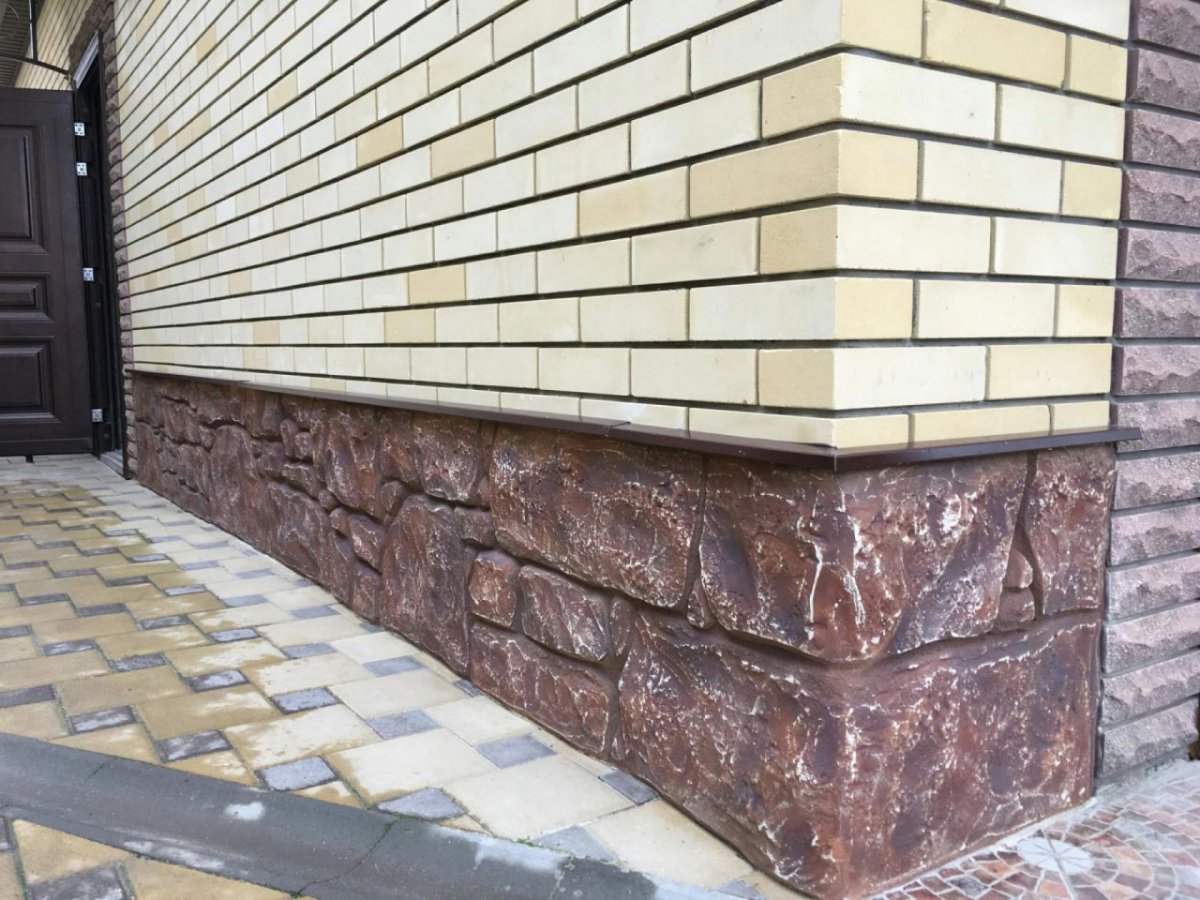 Отделка цоколя