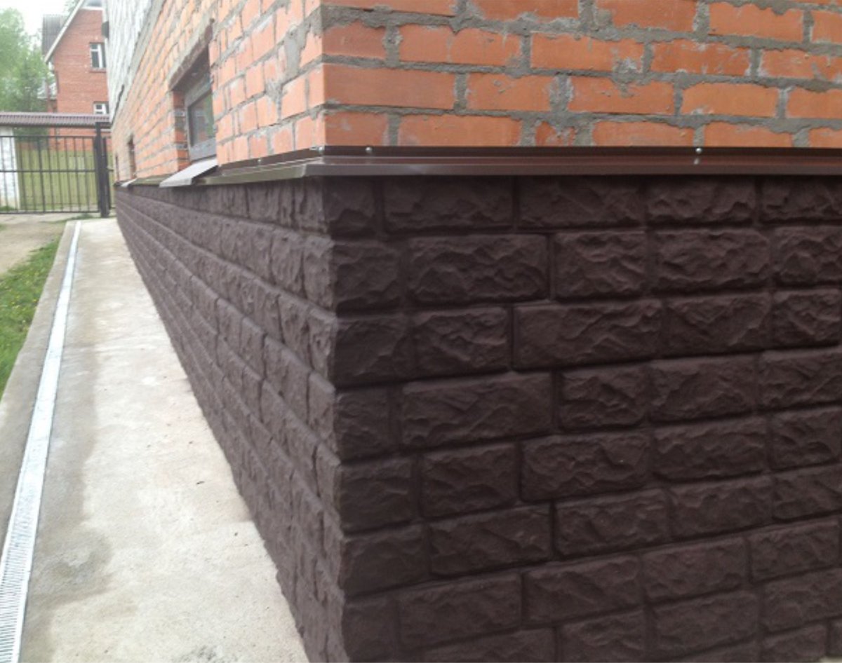 Цоколь из сайдинга