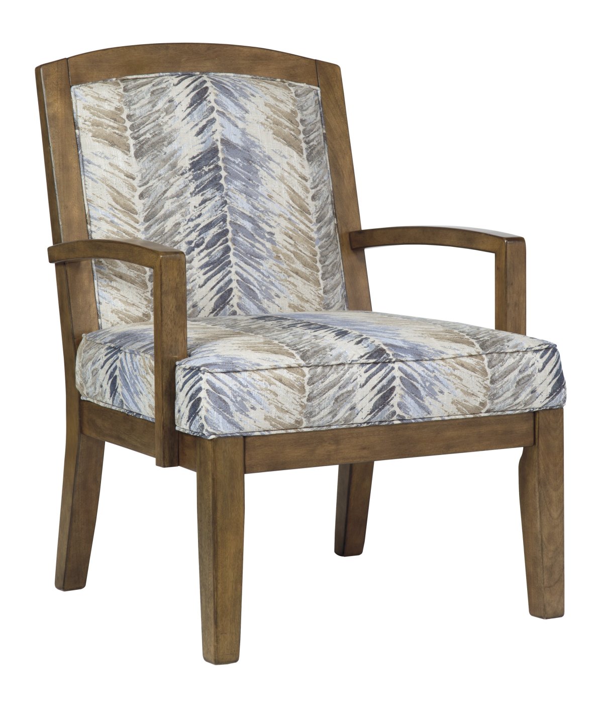 Кресло с деревянными подлокотниками