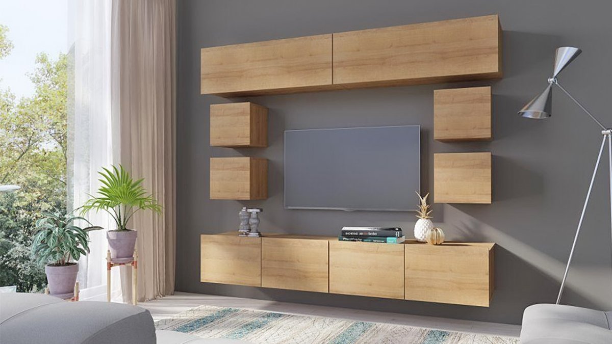 Стенка Bello глянец Red 1.6