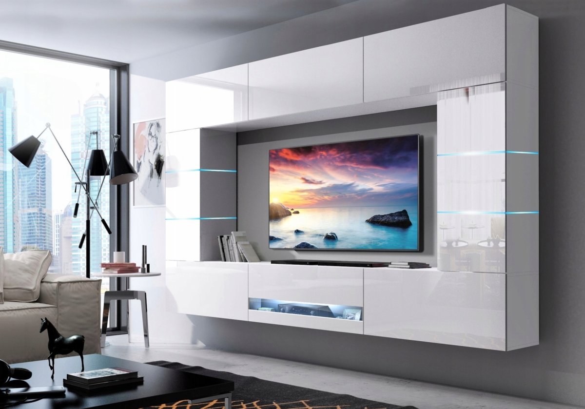 ТВ стенка в гостиную Минимализм