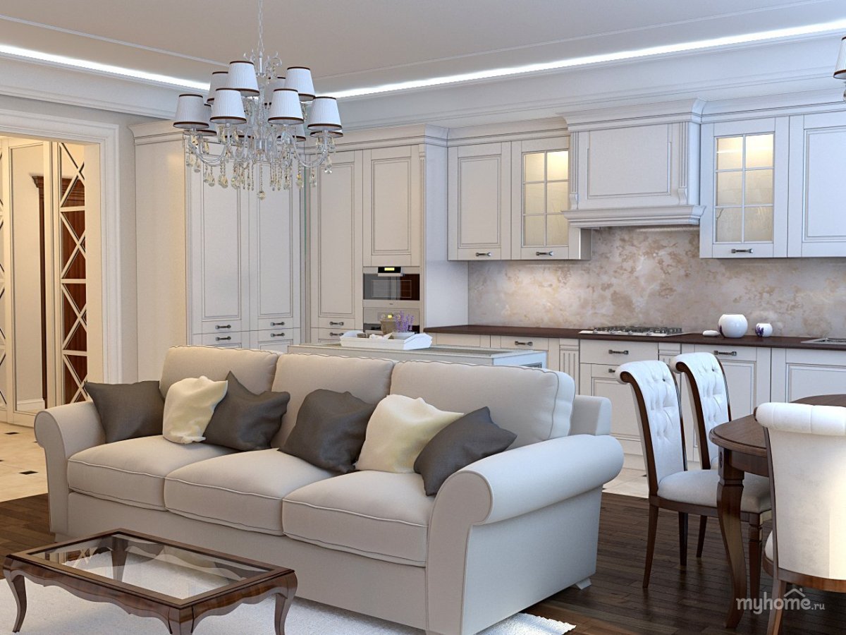 Кухня Неоклассика 9м2