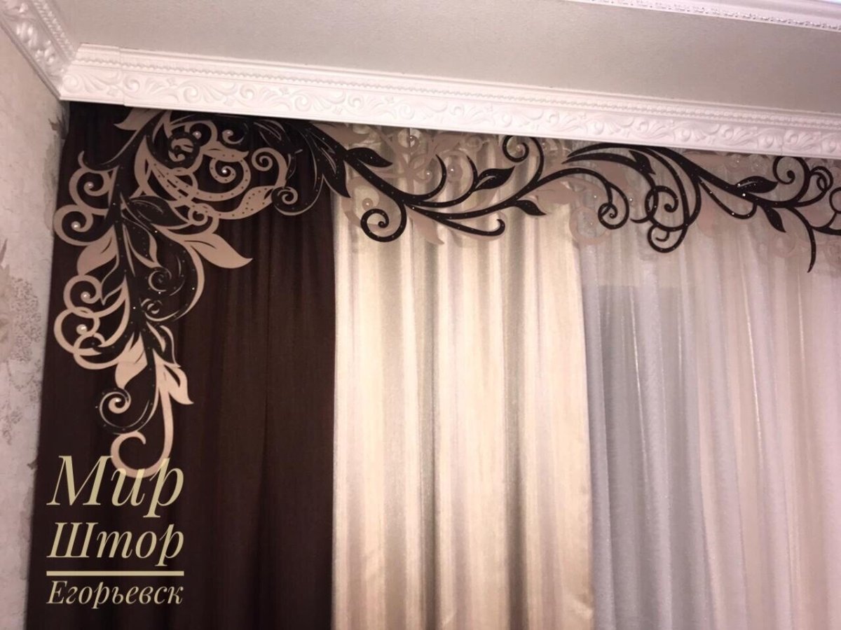 Ажурный ламбрекен