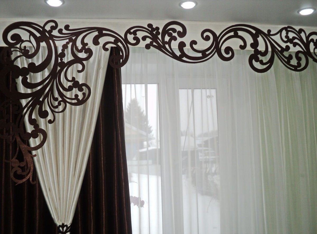 Лайфмастер ажурный ламбрекен