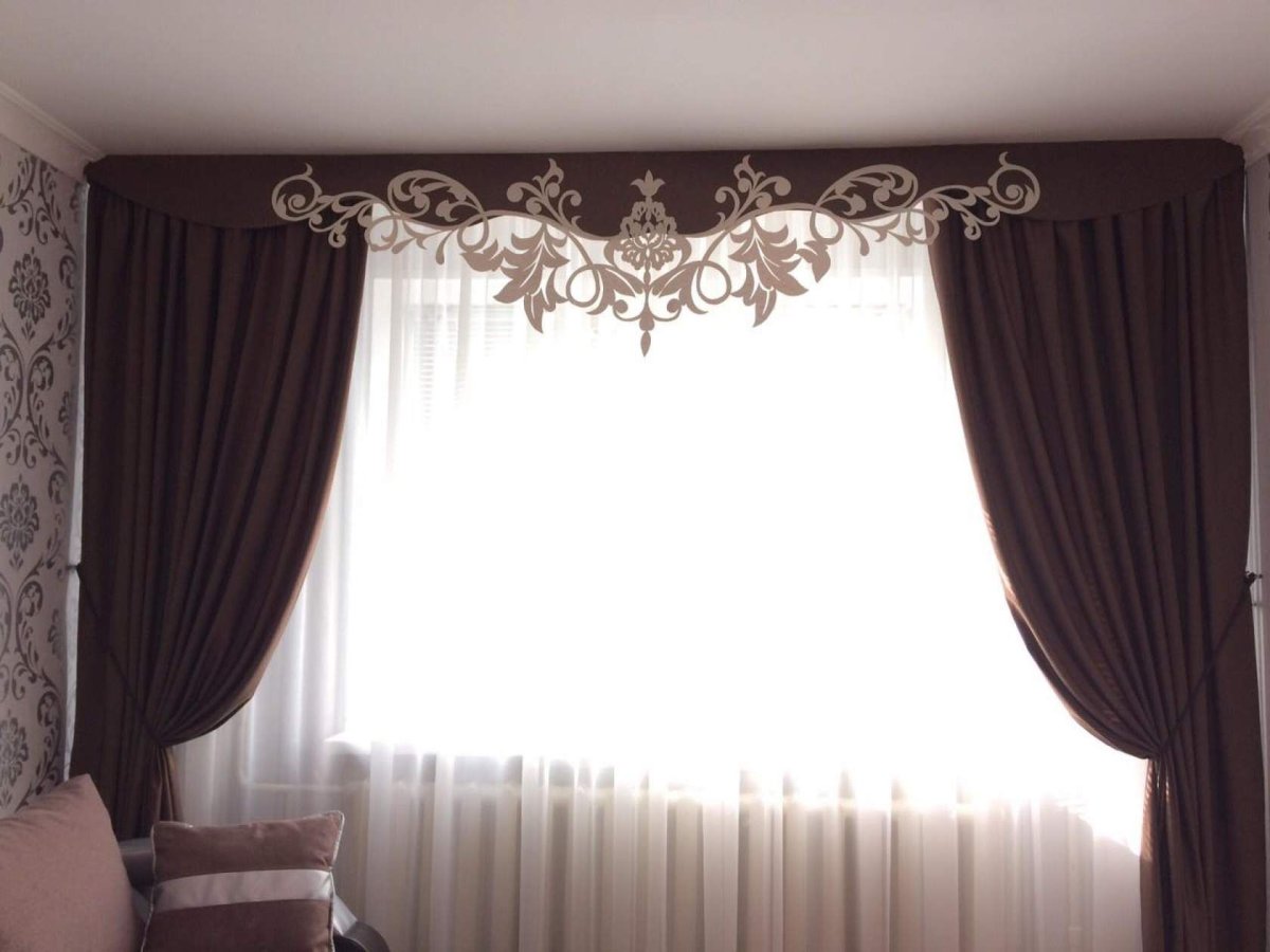 Резные ажурные ламбрекены