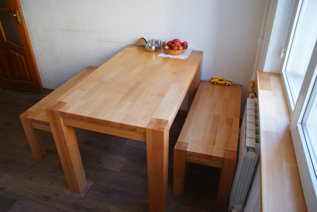 Стул из мебельного щита