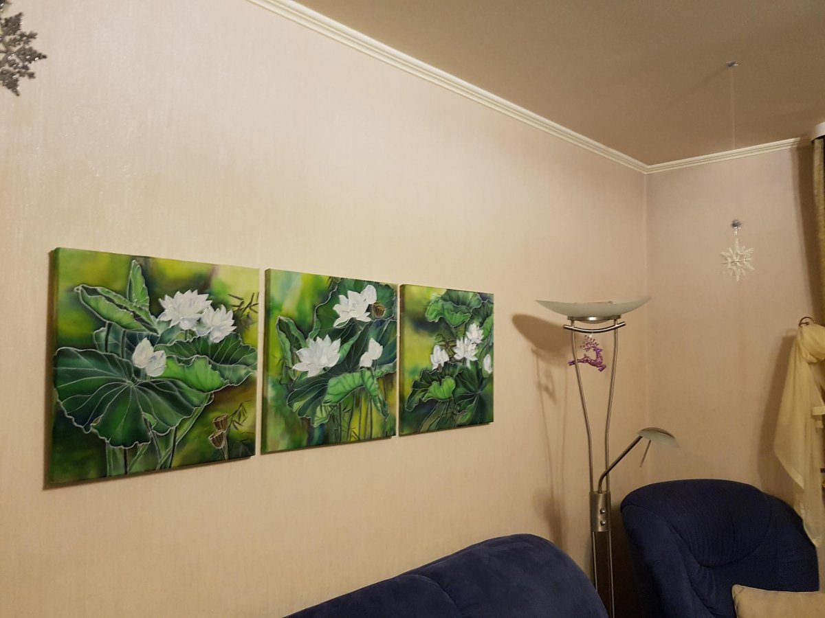 Платок шелковый (жаккард) "муравушка",