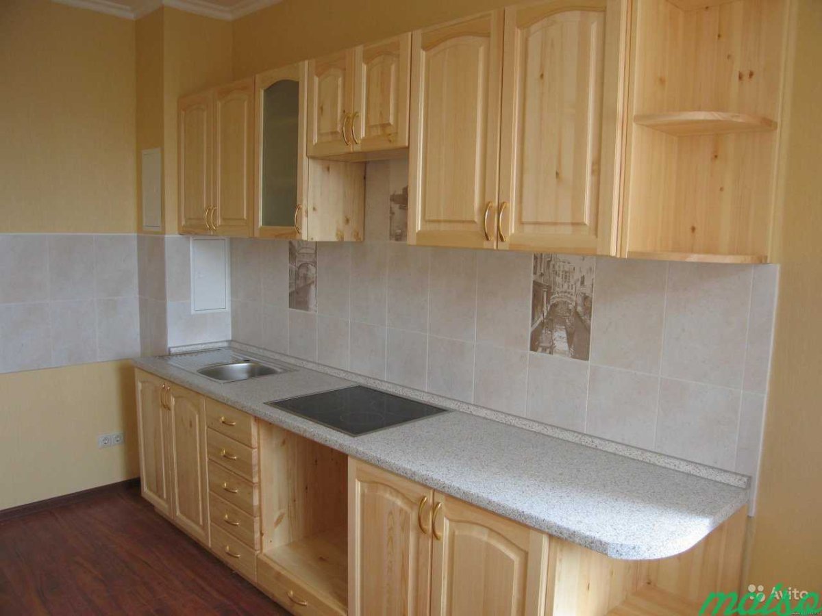 Кухонный гарнитур из мебельного щита