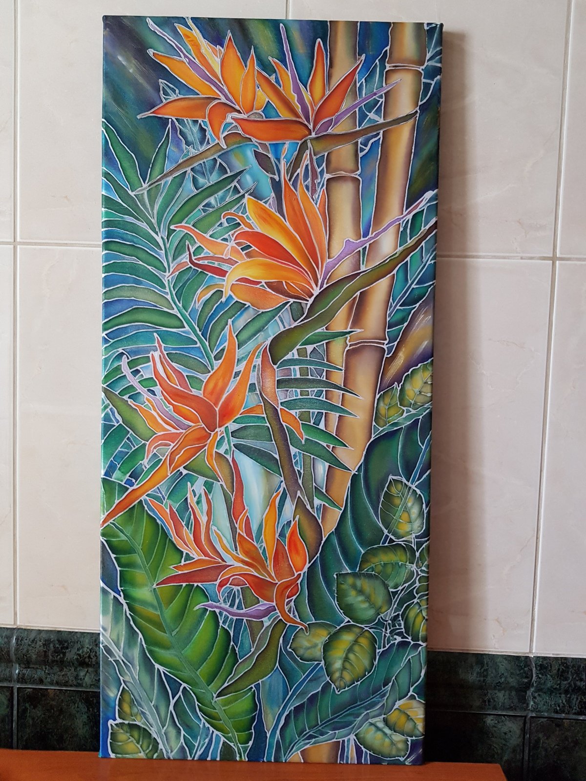 Светлый батик