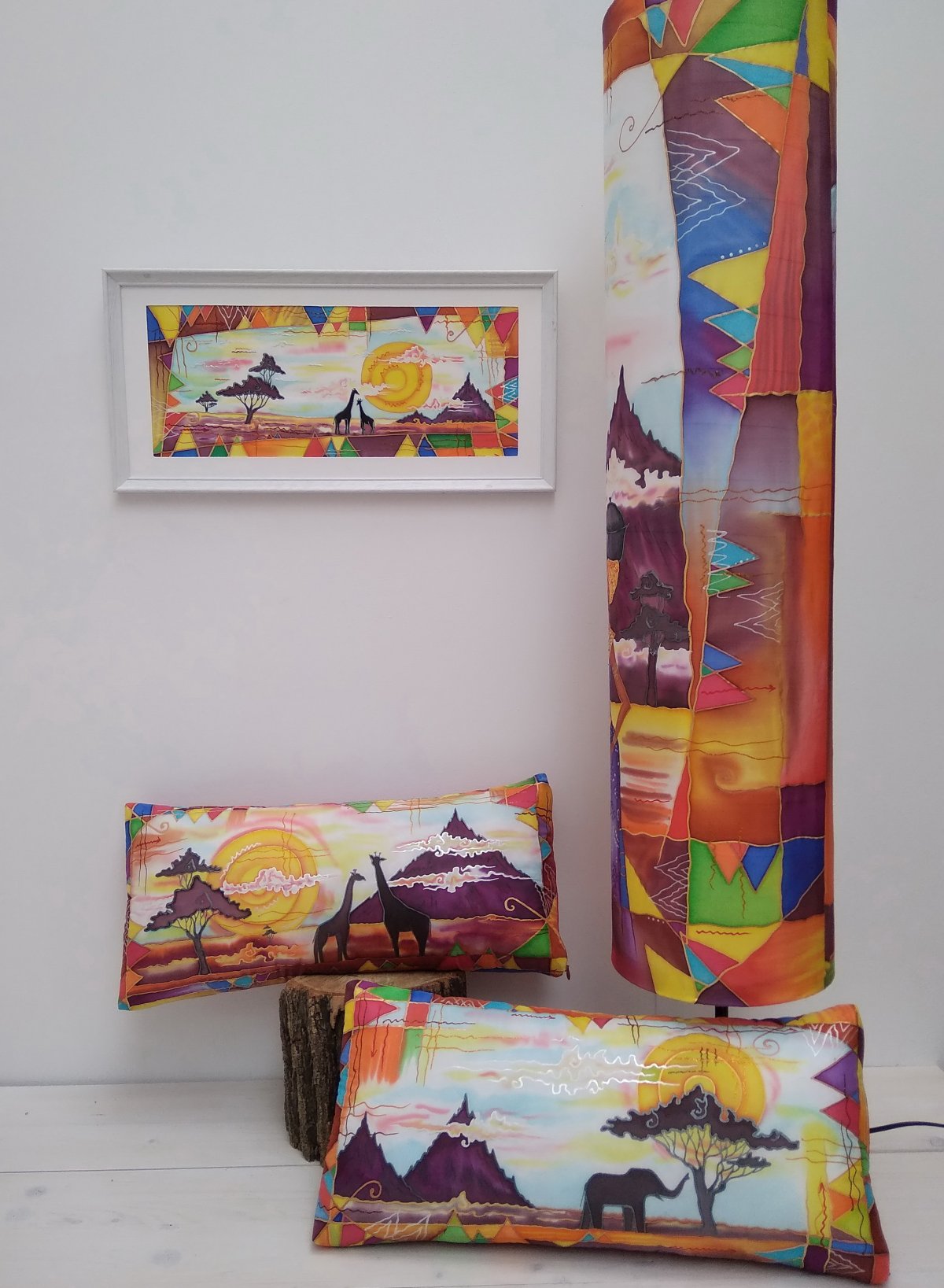 Кольчугинский батик платок