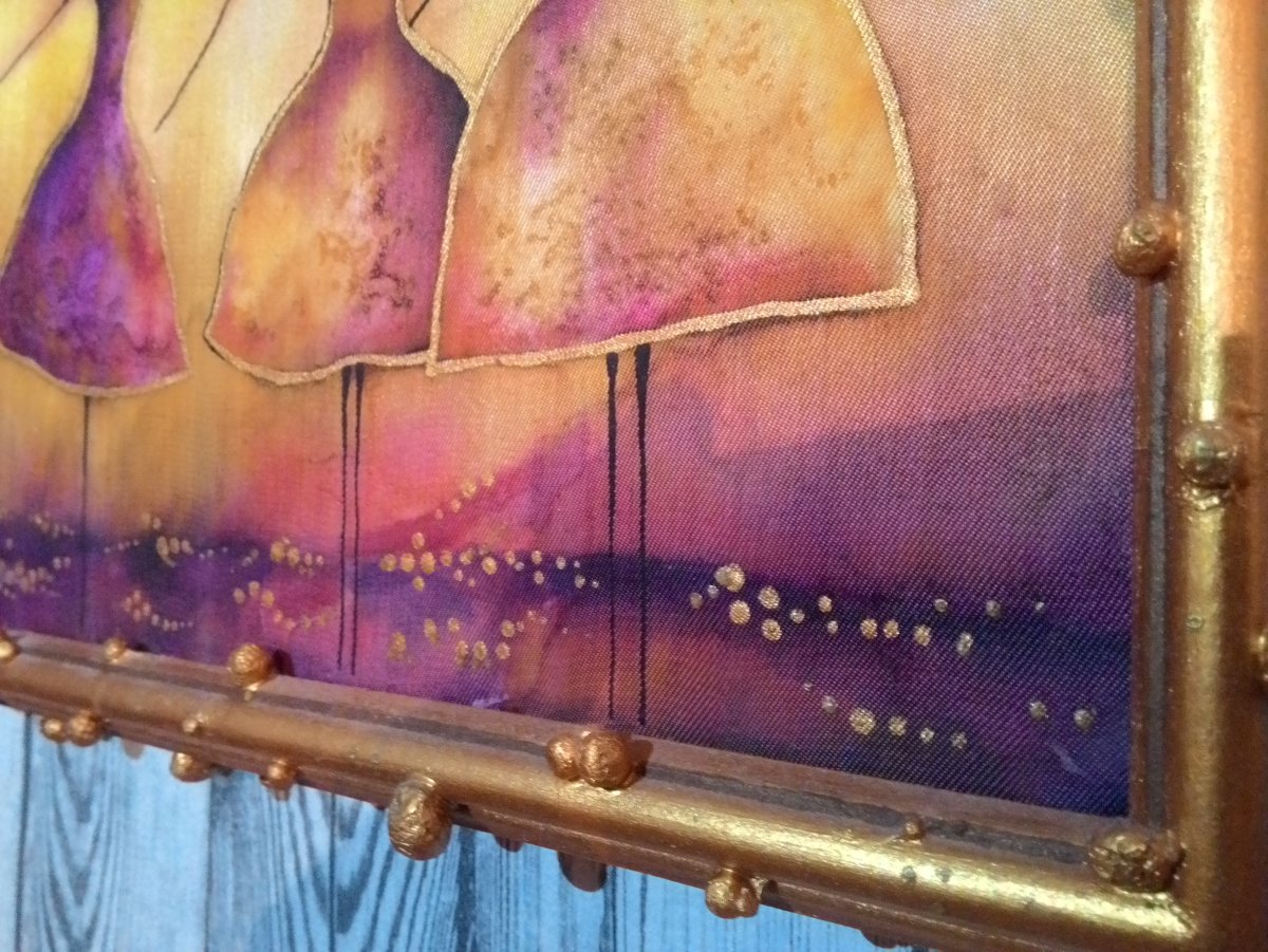 Портьеры в технике батик