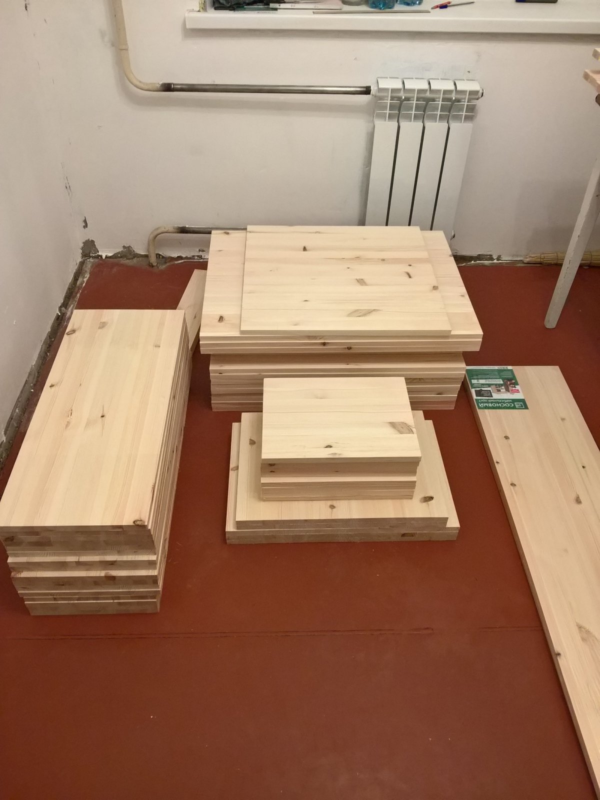 Мебель из мебельных щитов из Леруа Мерлен