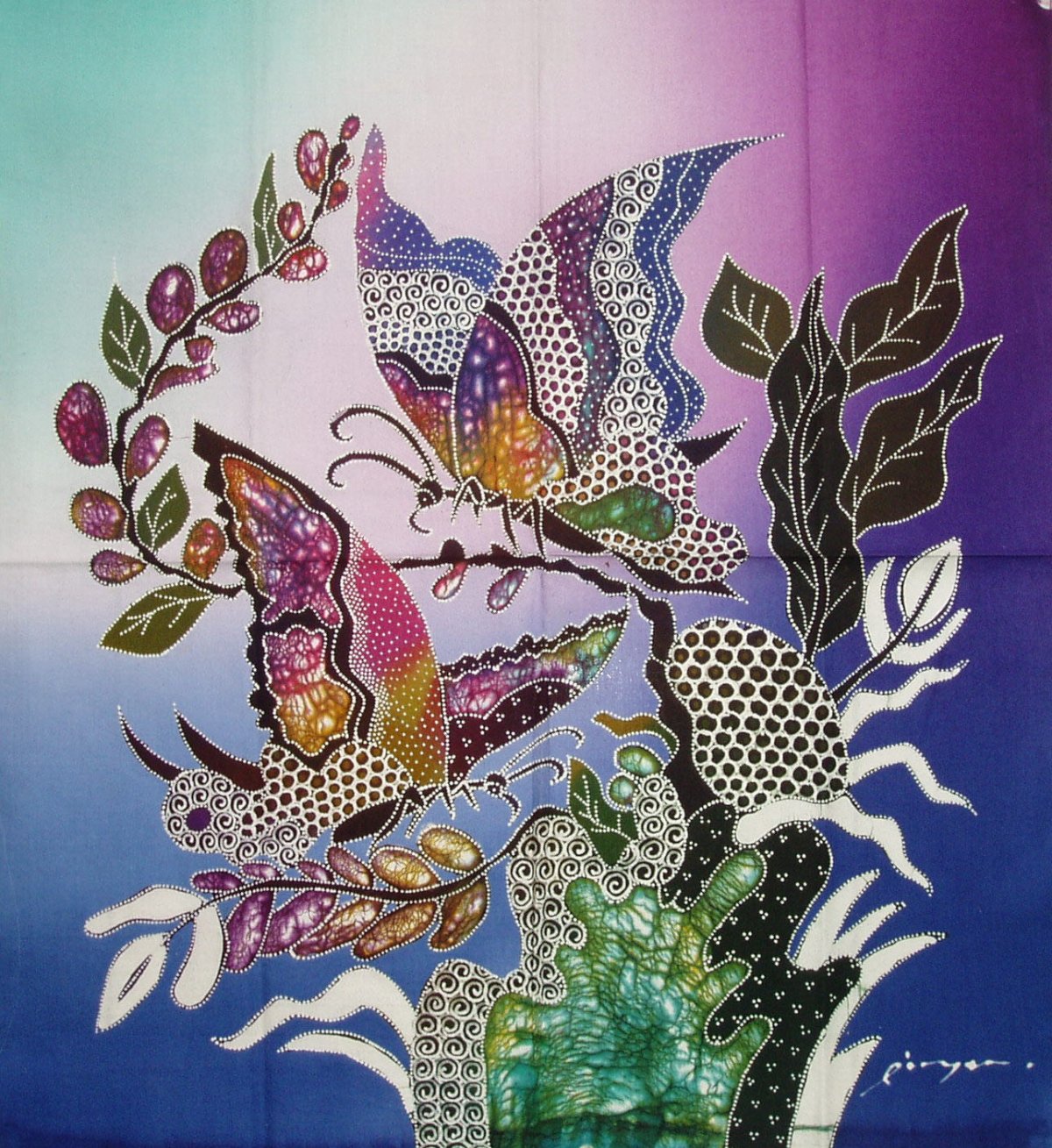 Панно батик 46 на 50