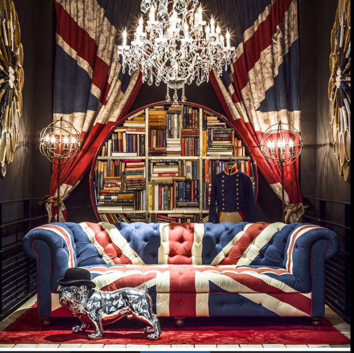 Шторы в американском стиле