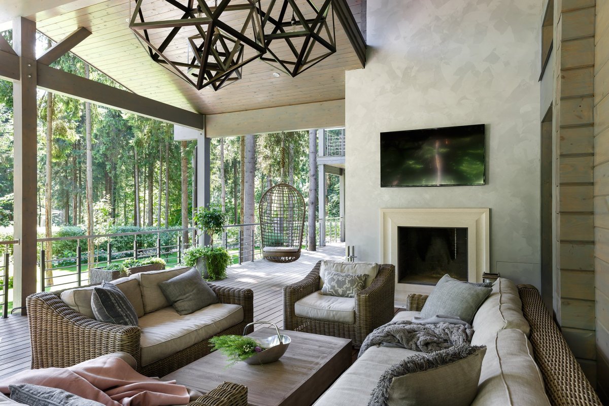 Отделка веранды в частном доме фото внутри ламинатом