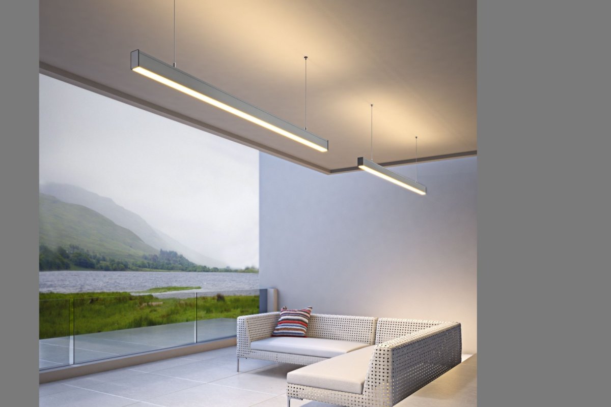Линейные светильники светодиодные в интерьере