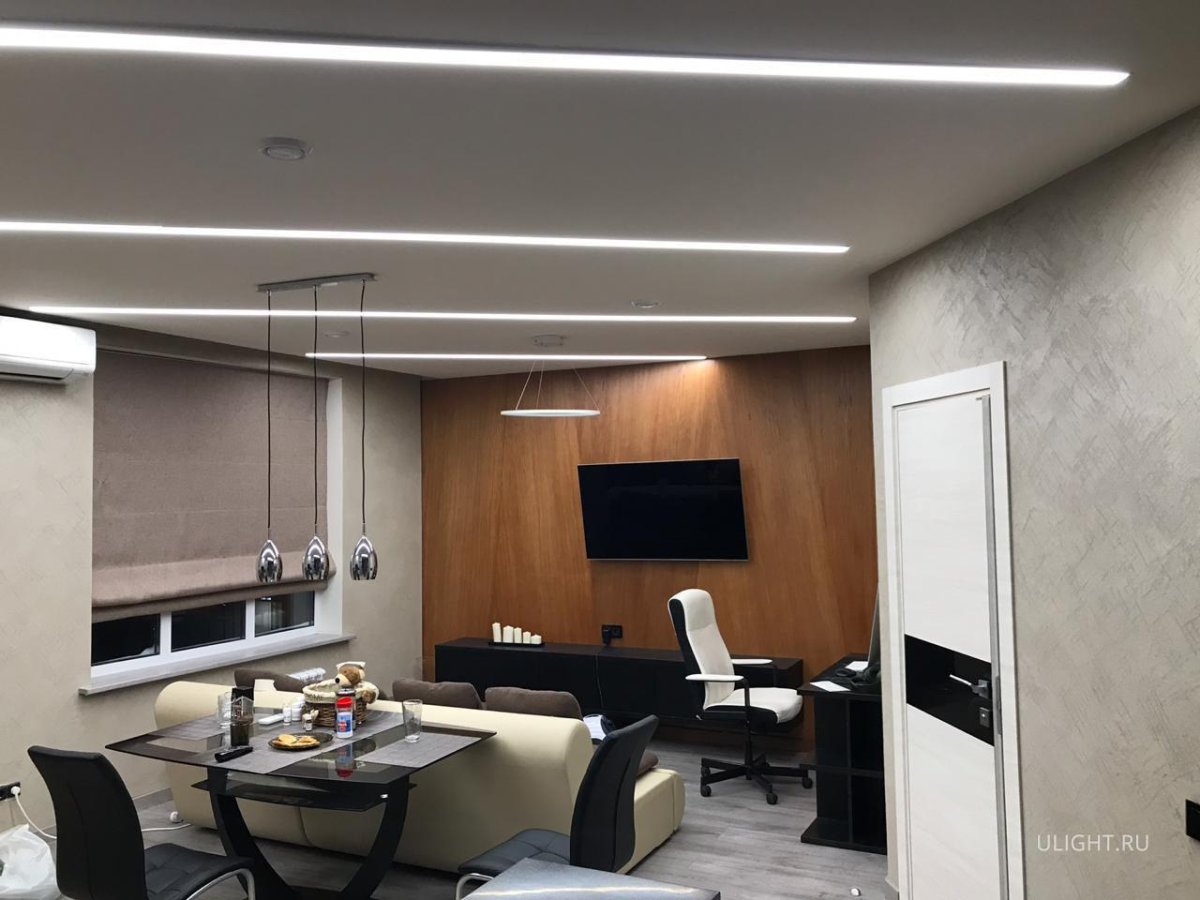 Трековые светильники в интерьере