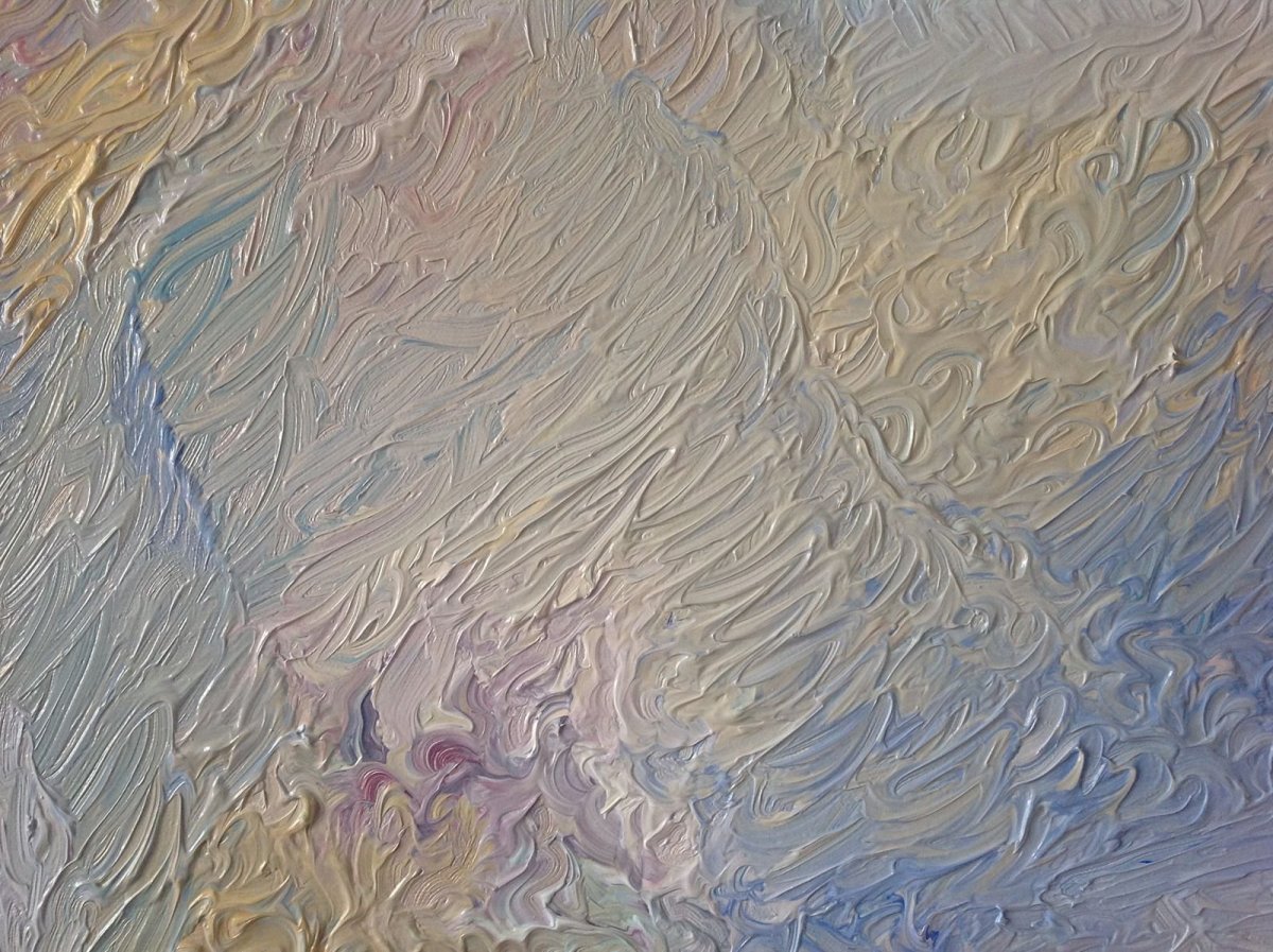 Декоративная штукатурка с колосками в современном стиле