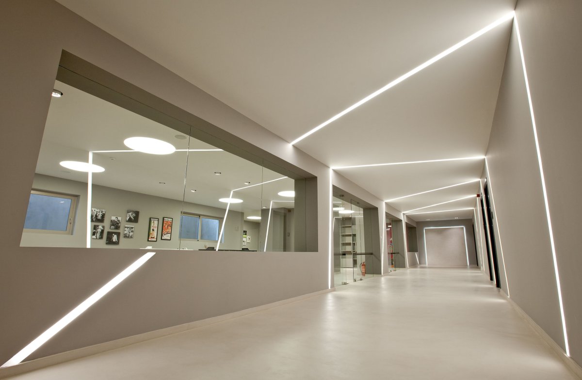 Линейные светильники в интерьере