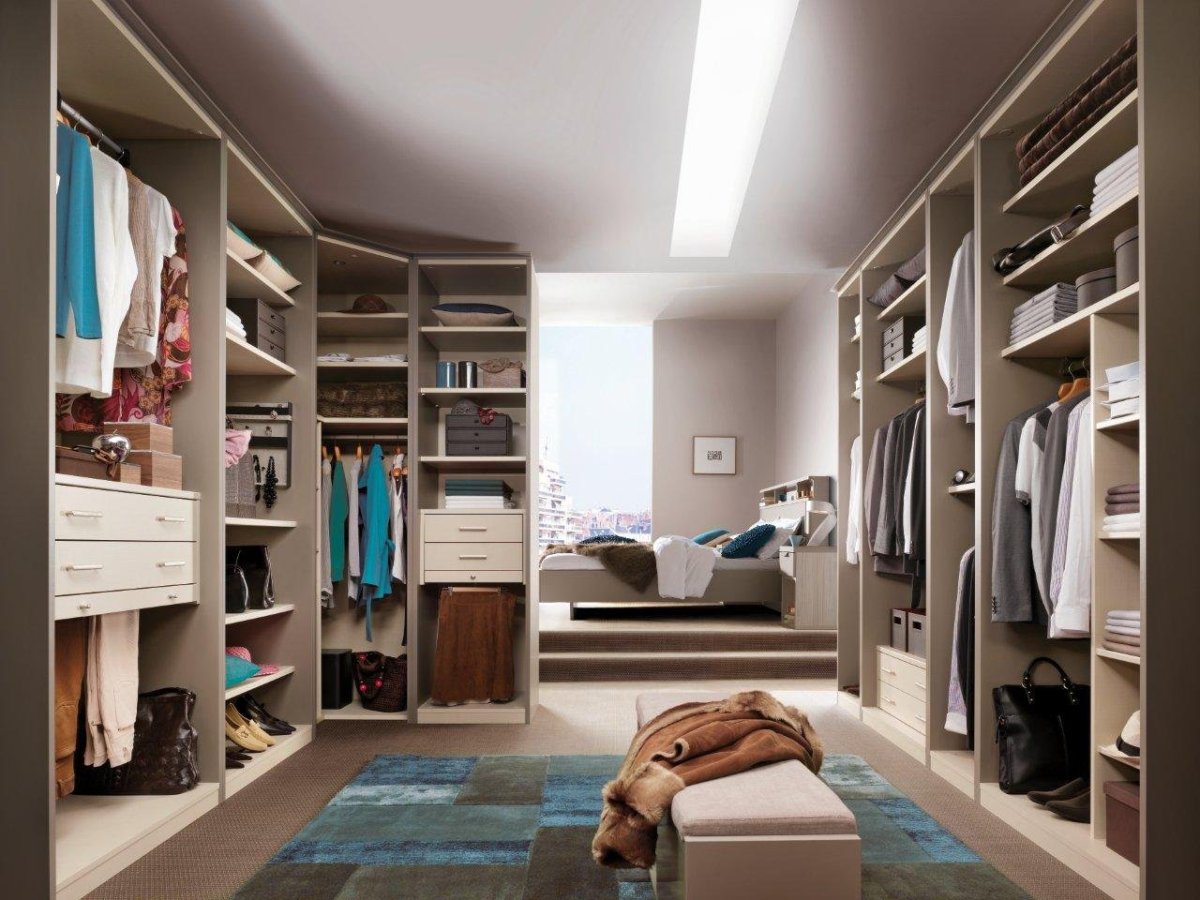 Элитные гардеробные комнаты