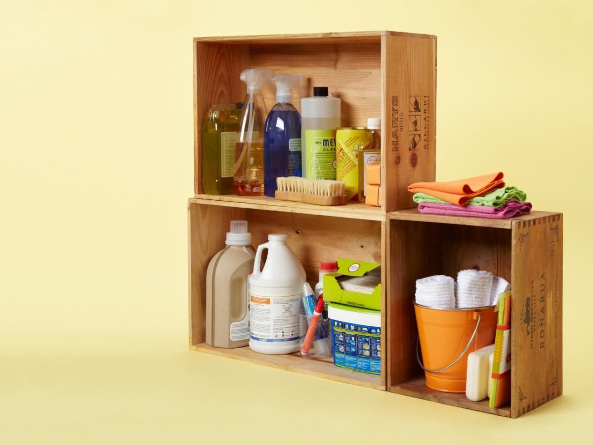 Идеи для хранения бытовой химии