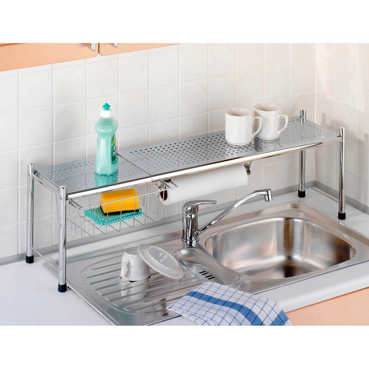 Хранение бытовой химии в ванной