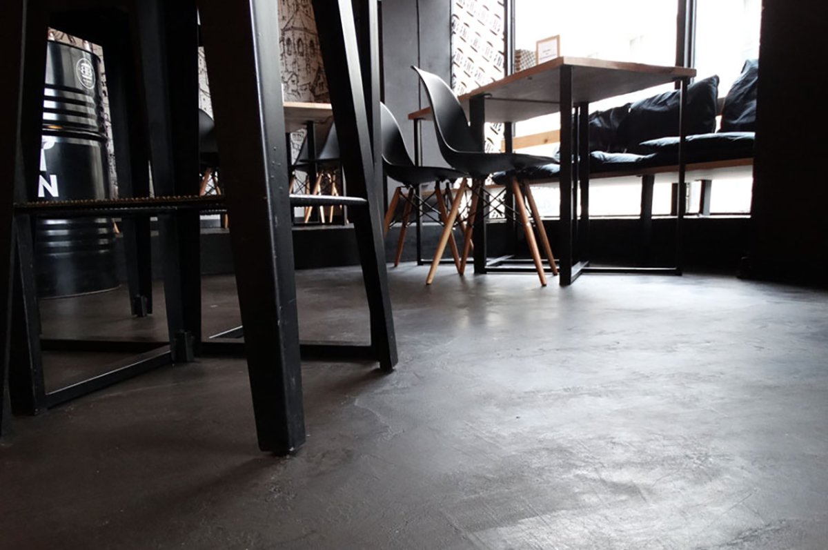 Наливной пол терраццо