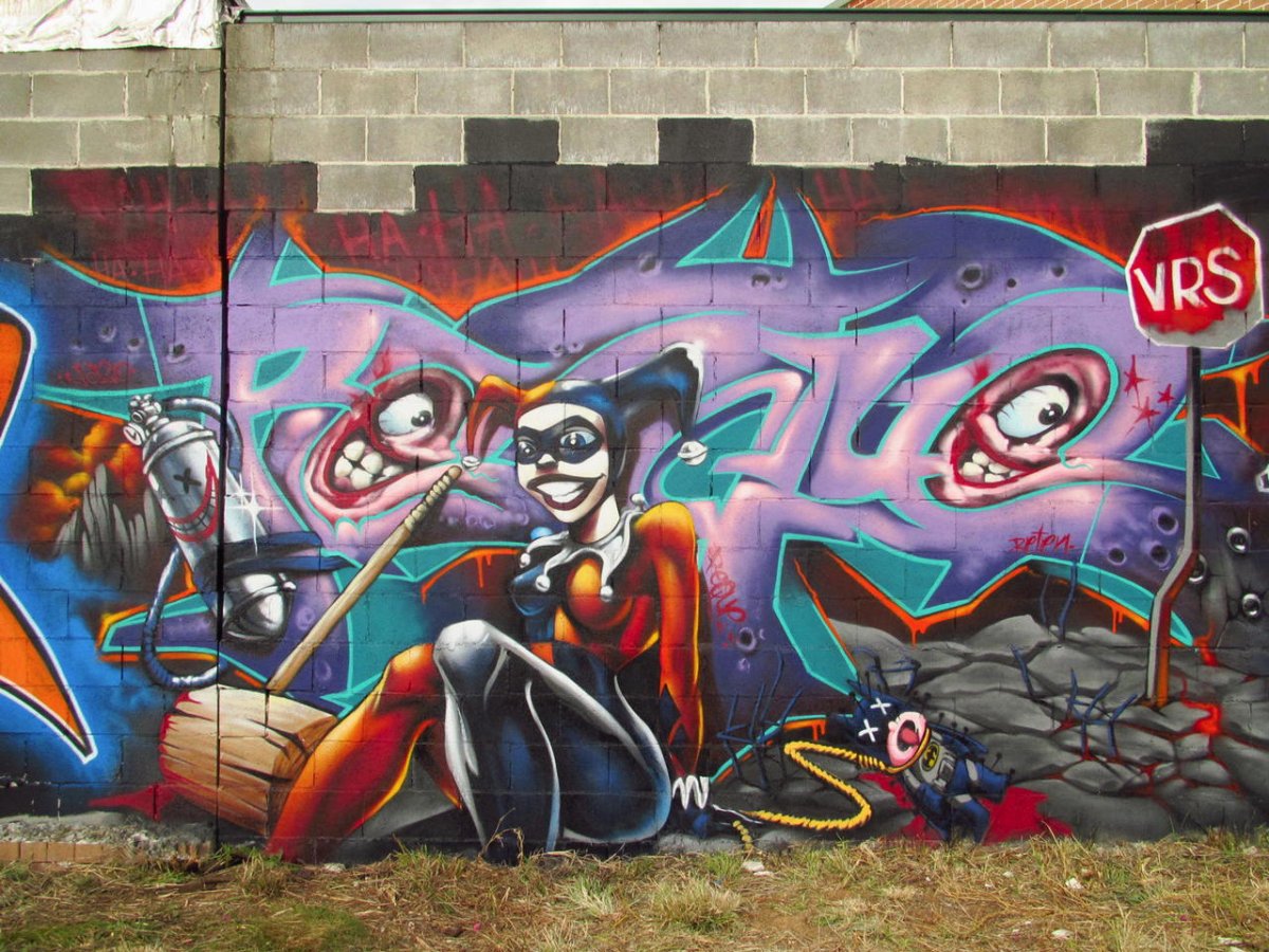 Иллюстрация в стиле граффити