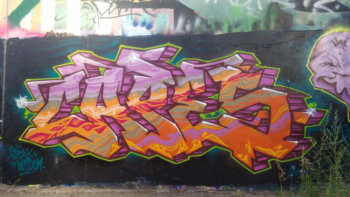 Камуфляжный стиль граффити