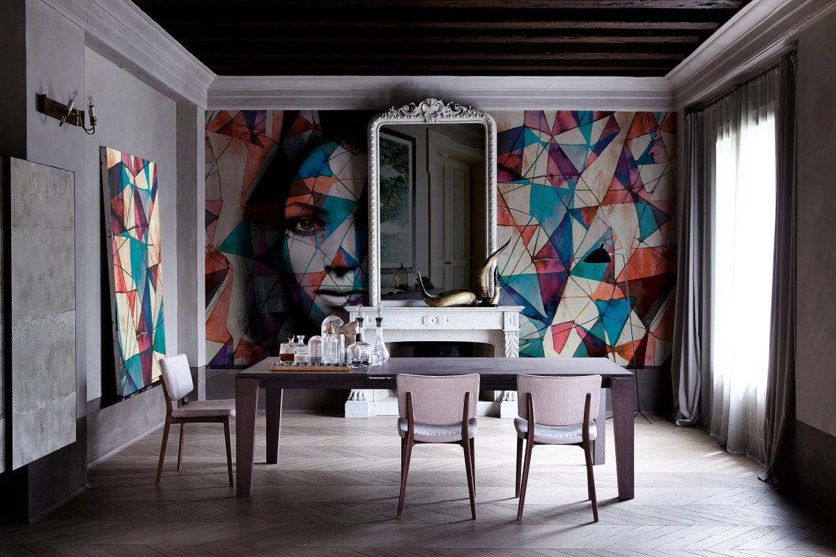 Нарисованное кафе в Сеуле