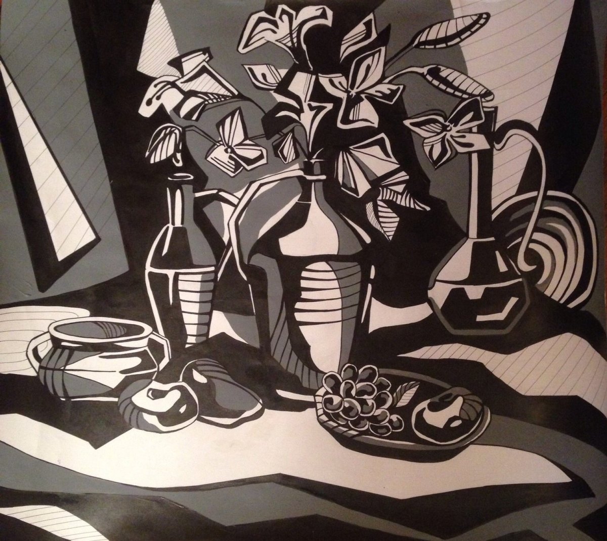 Геометрический орнамент в интерьере