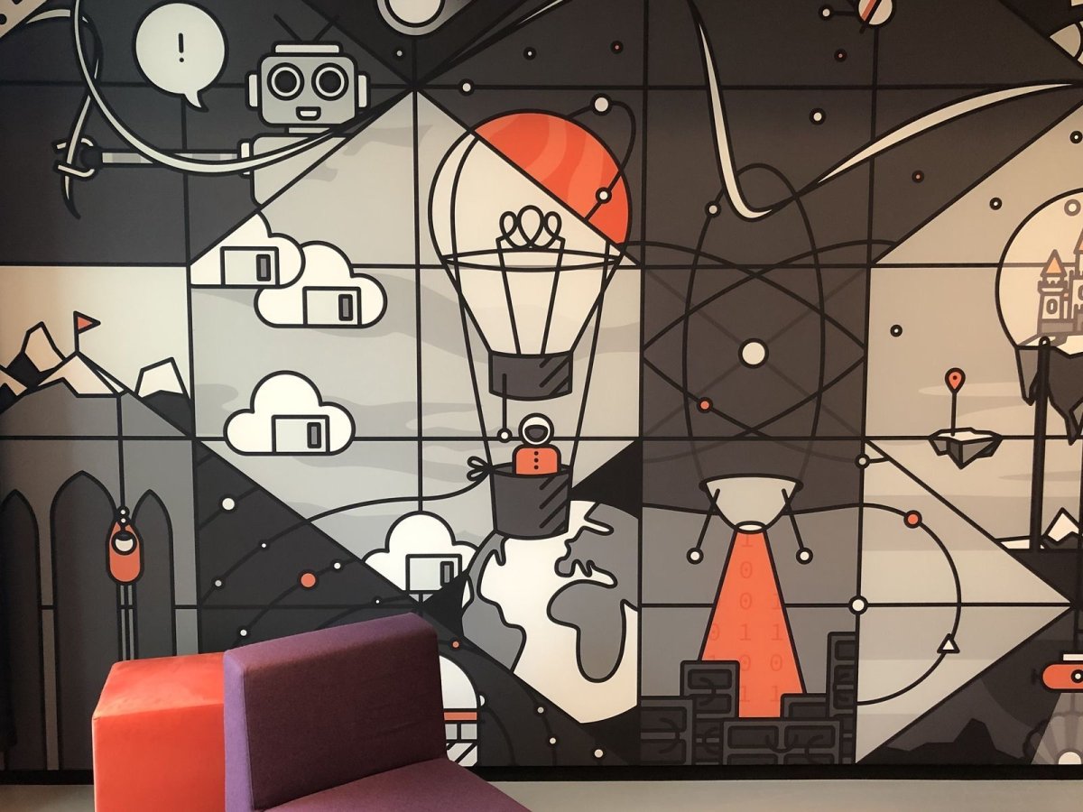 Роспись стен в интерьере