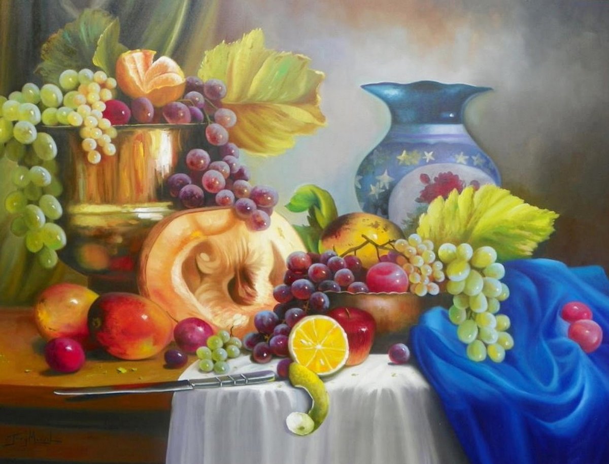 Картина овощи и фрукты