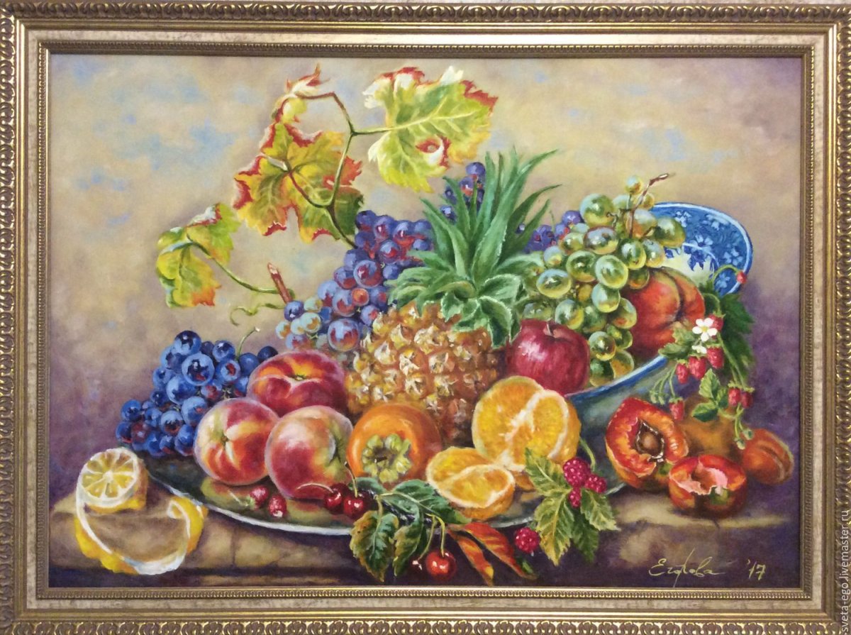 Фрукты картины художников