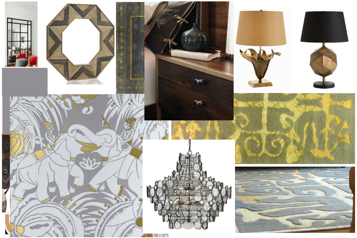 Мудборд ар деко стиль