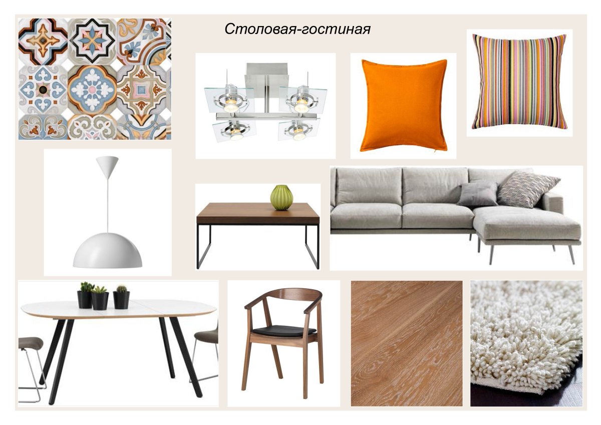 Коллаж интерьера комнаты