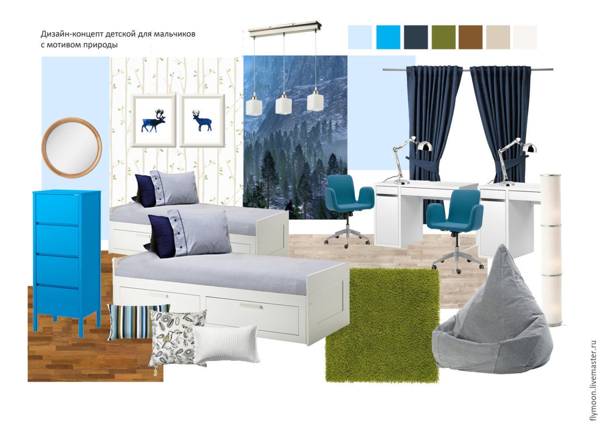 Мудборд Скандинавский стиль