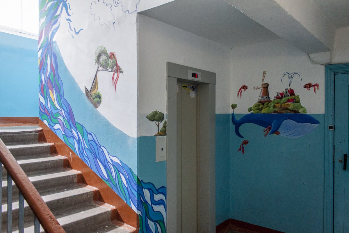 Реставрация подъезда