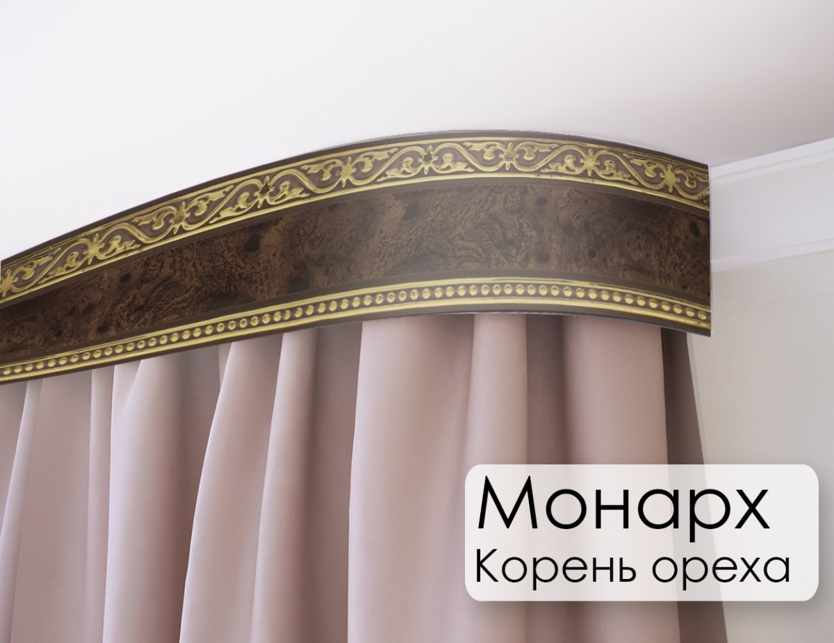 Карниз Легранд Монарх венге/хром