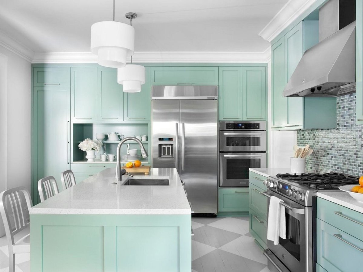 Сочетание цветов в интерьере кухни таблица