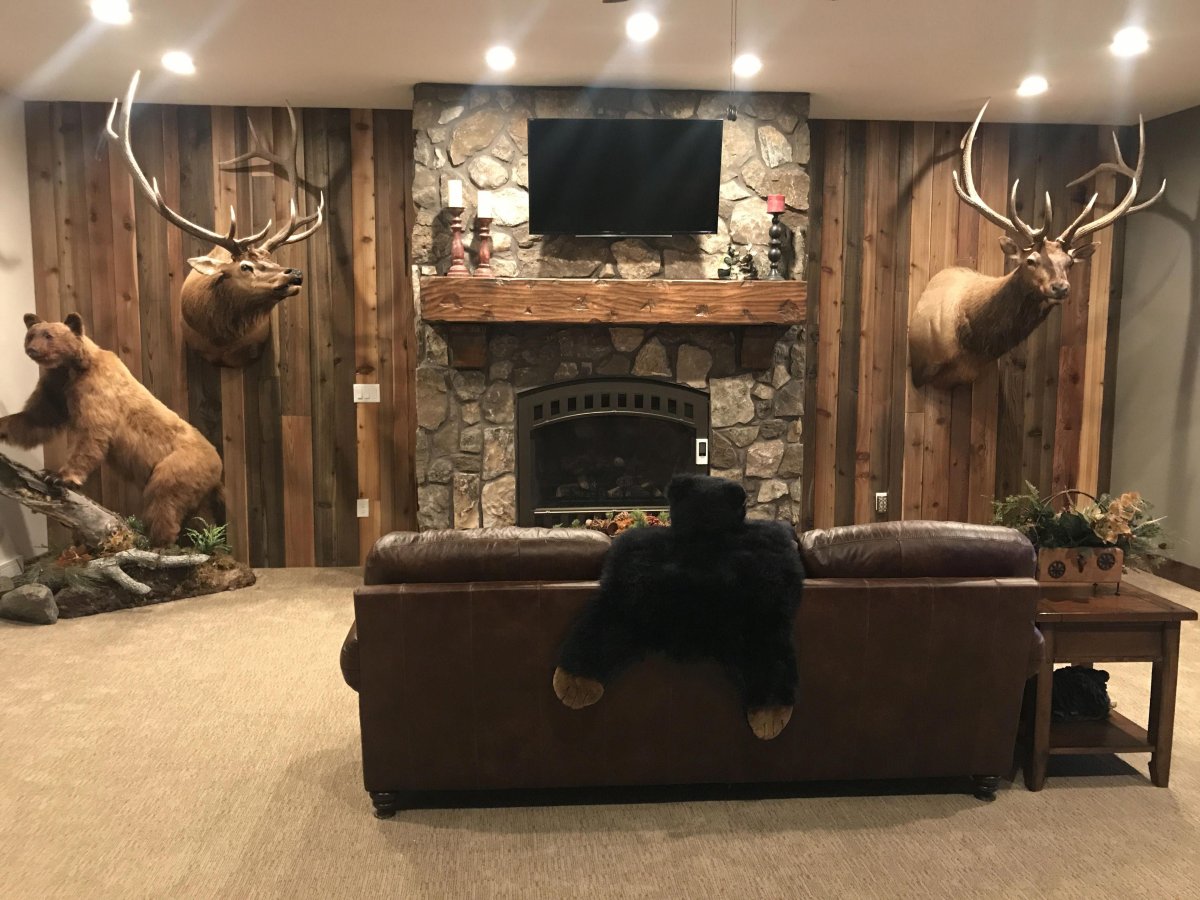 Интерьер комнаты охотника