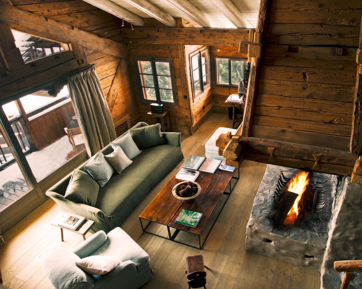 Хижина интерьер