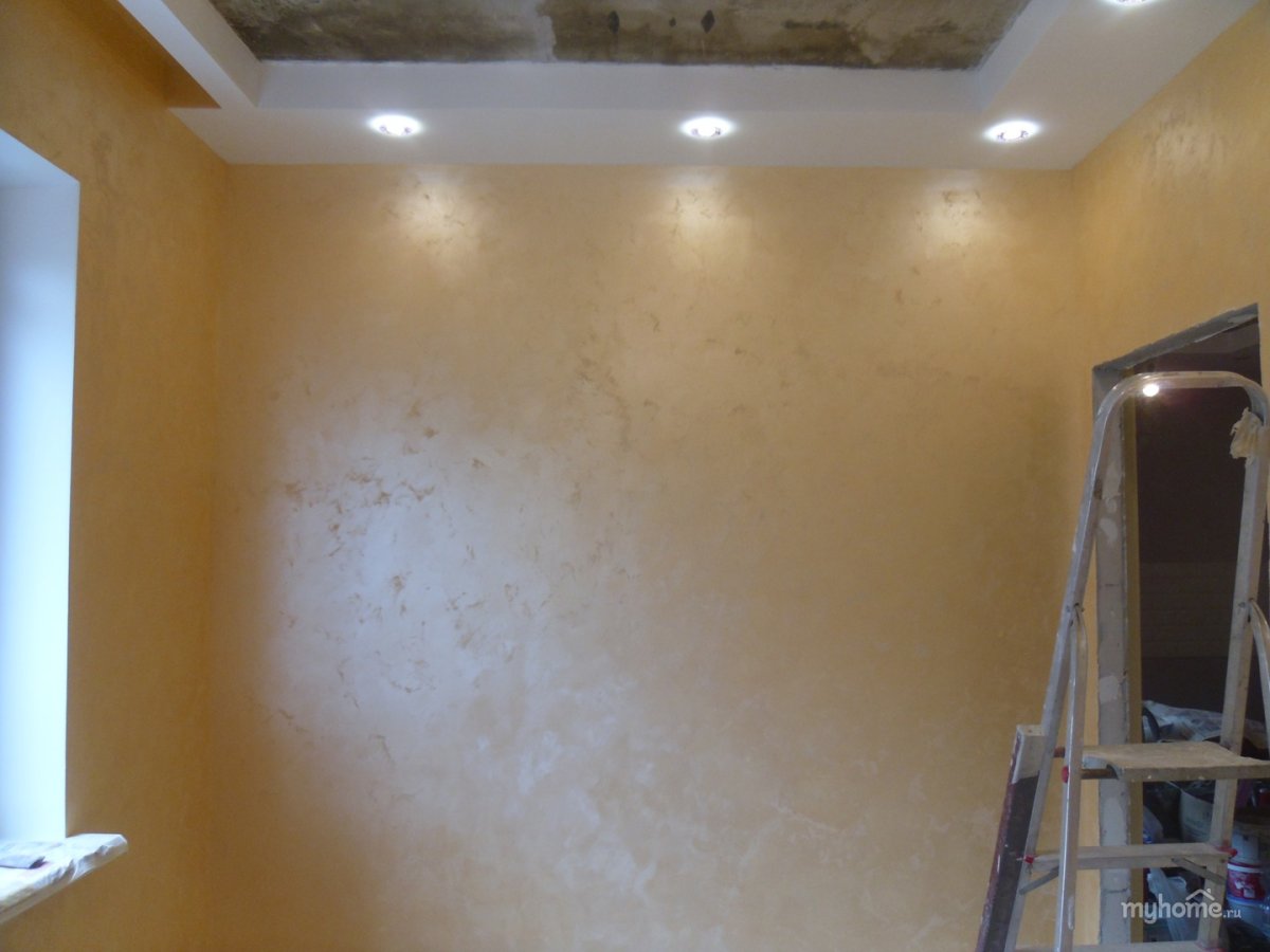 Штукатурка песчаные вихри комната