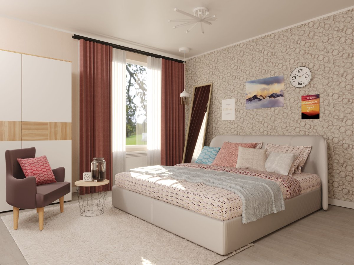 Интерьер спальни Леруа Мерлен